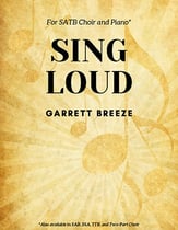 Sing Loud SATB choral sheet music cover